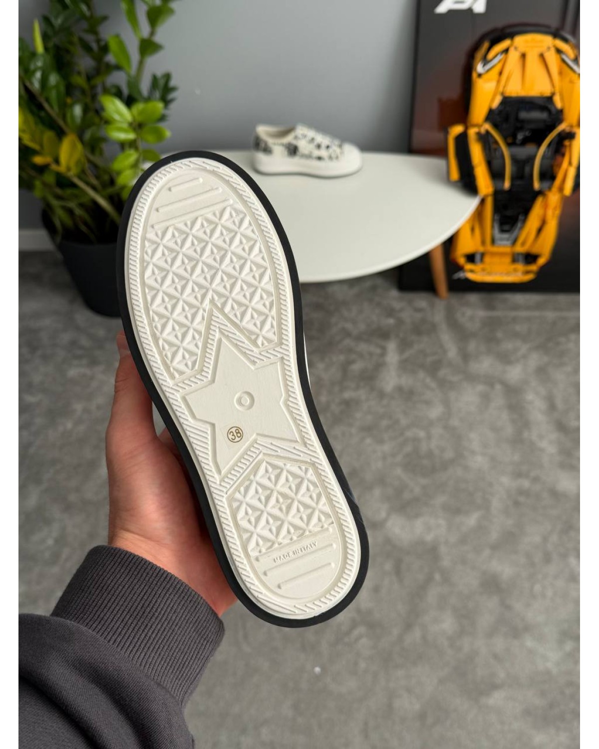 Dior B23 Platform White Black Logo