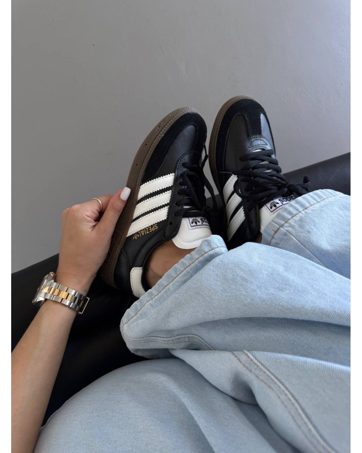 Adidas Spezial White / Black Leather