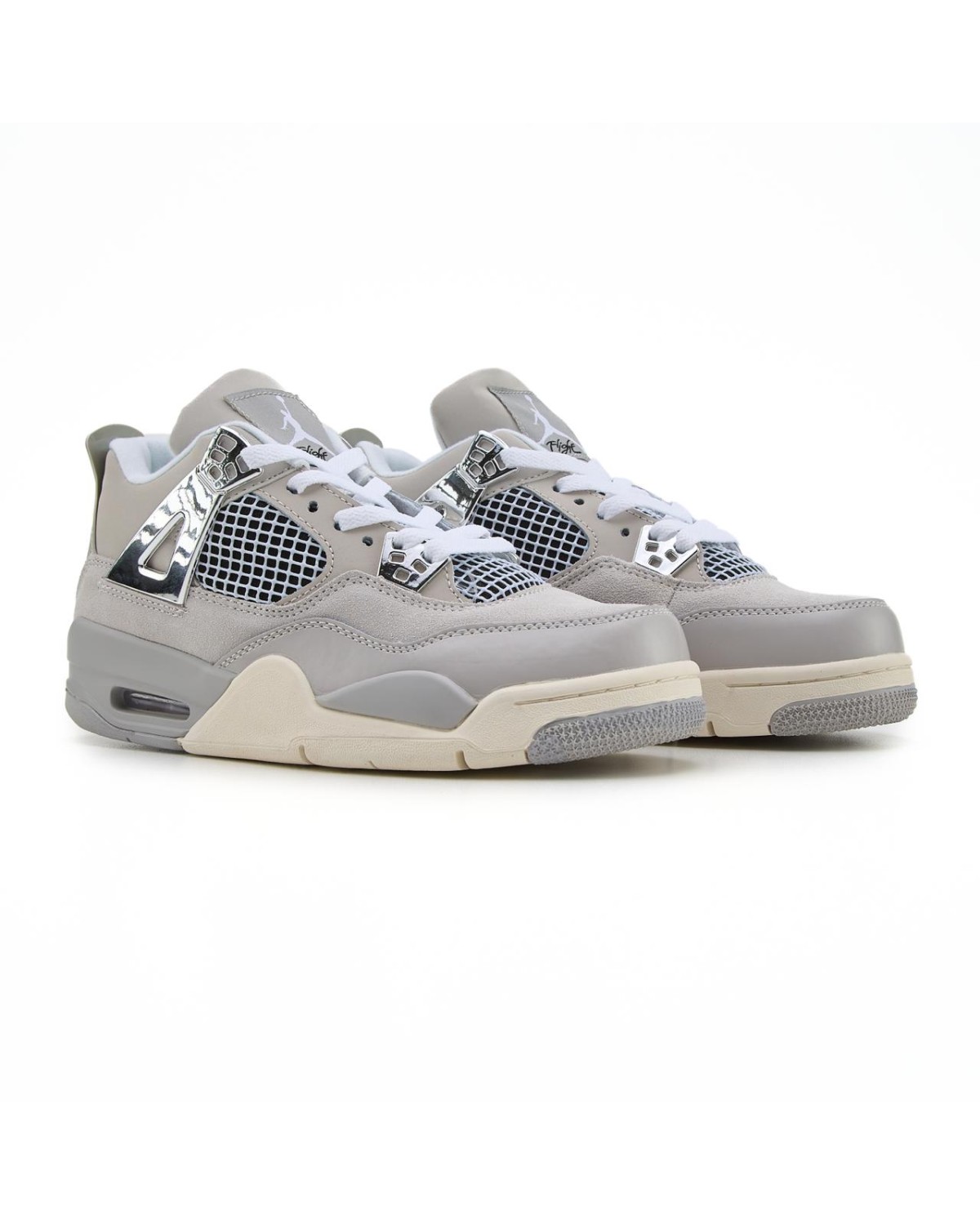 Nike Air Jordan 4 Grey Silver