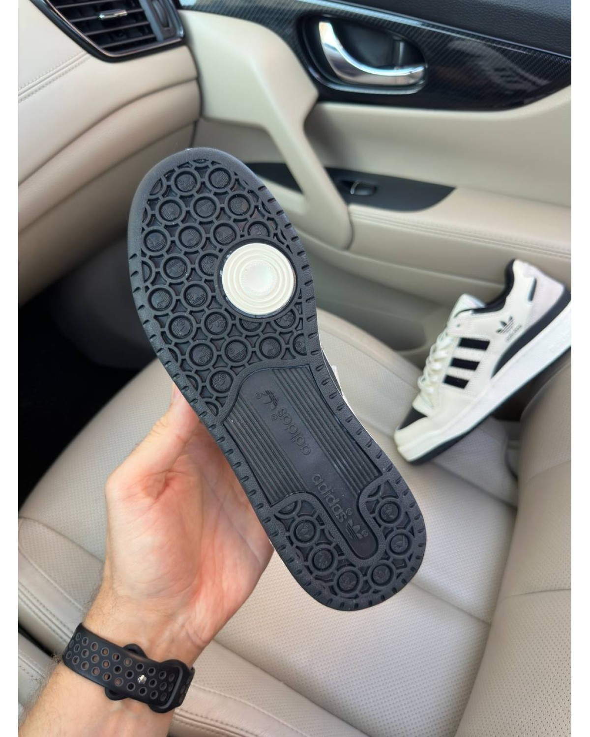 Adidas Forum Light Beige Black Adidas Forum Light Beige Black