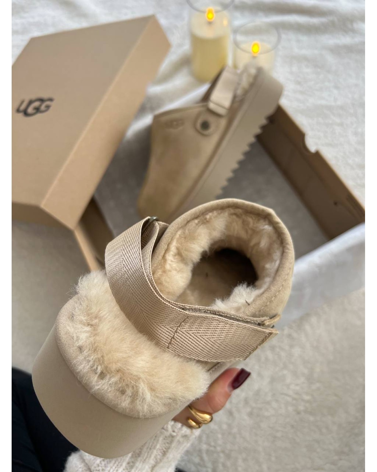 Lanah Clog Brown Beige