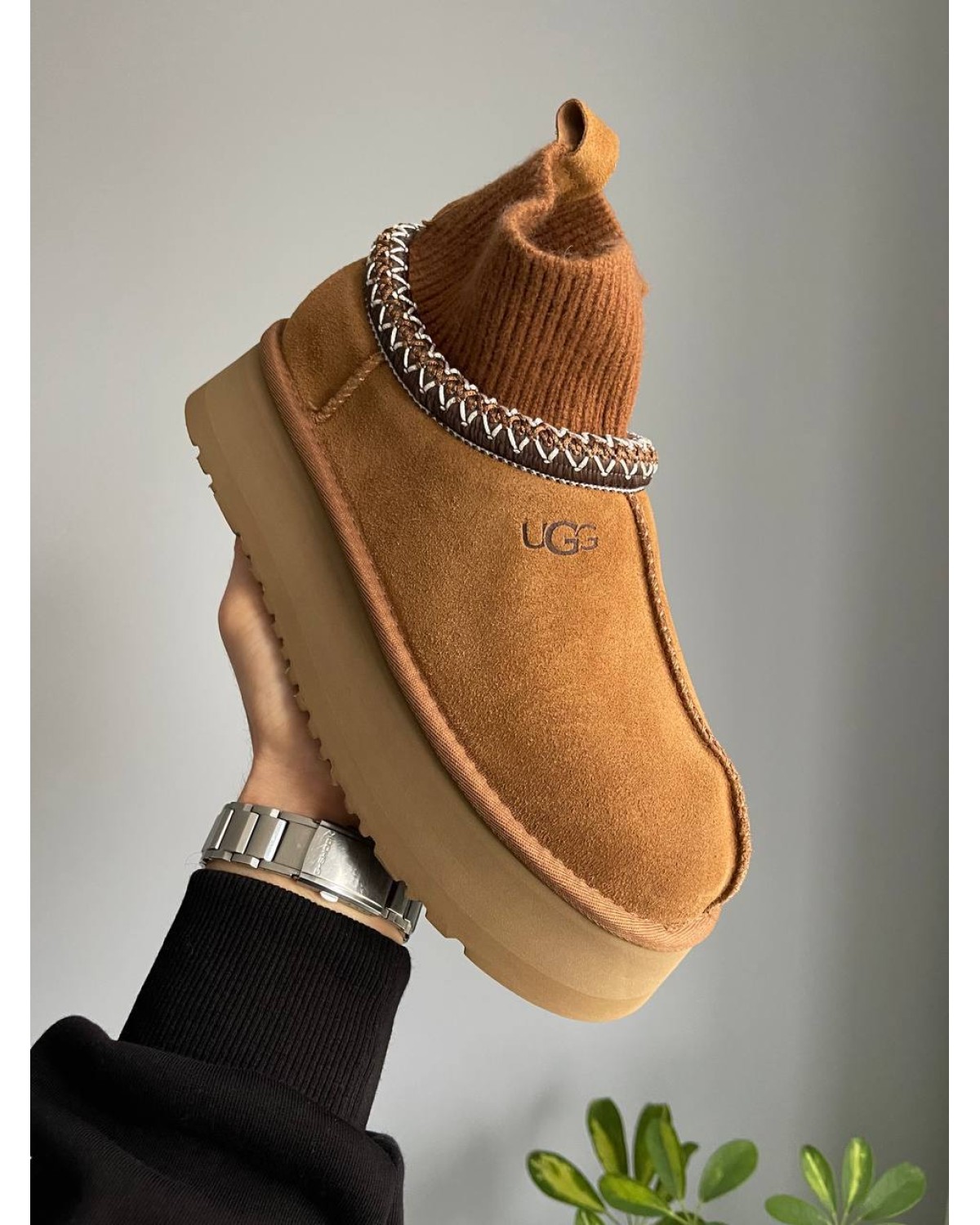 Ugg Tasman Platform Sock Chestnut