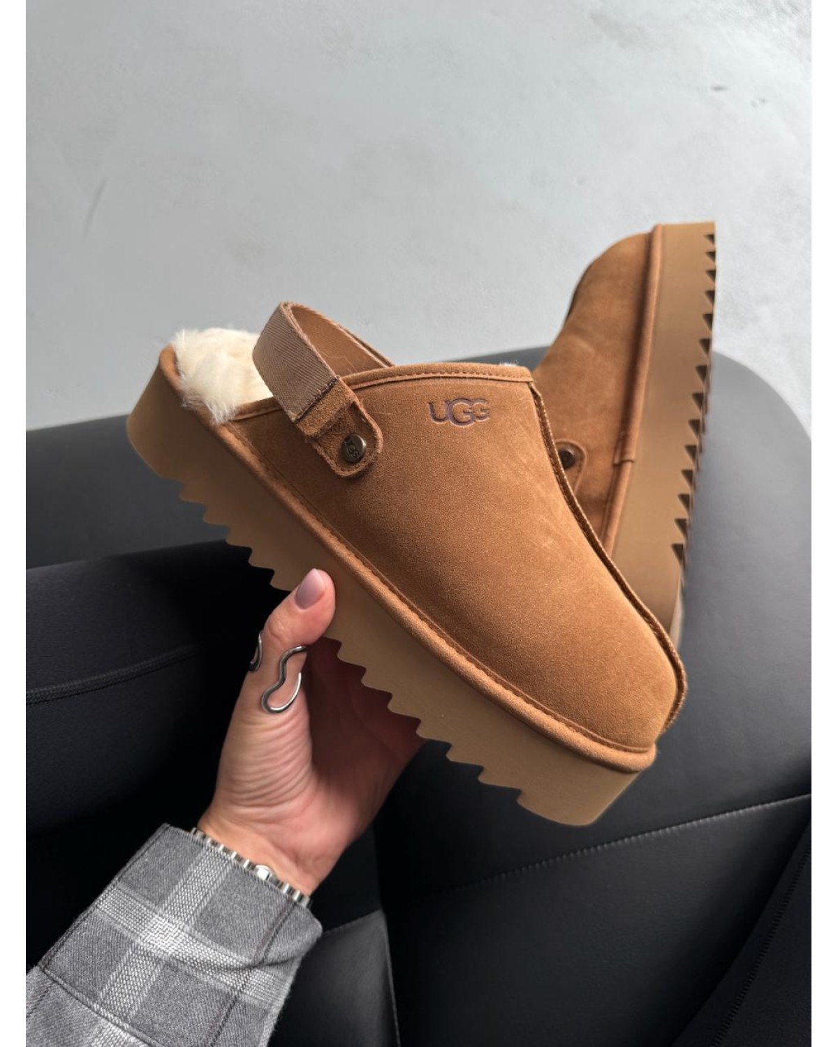 Ugg Lanah Clog Platform Chestnut Ugg Lanah Clog Platform Chestnut