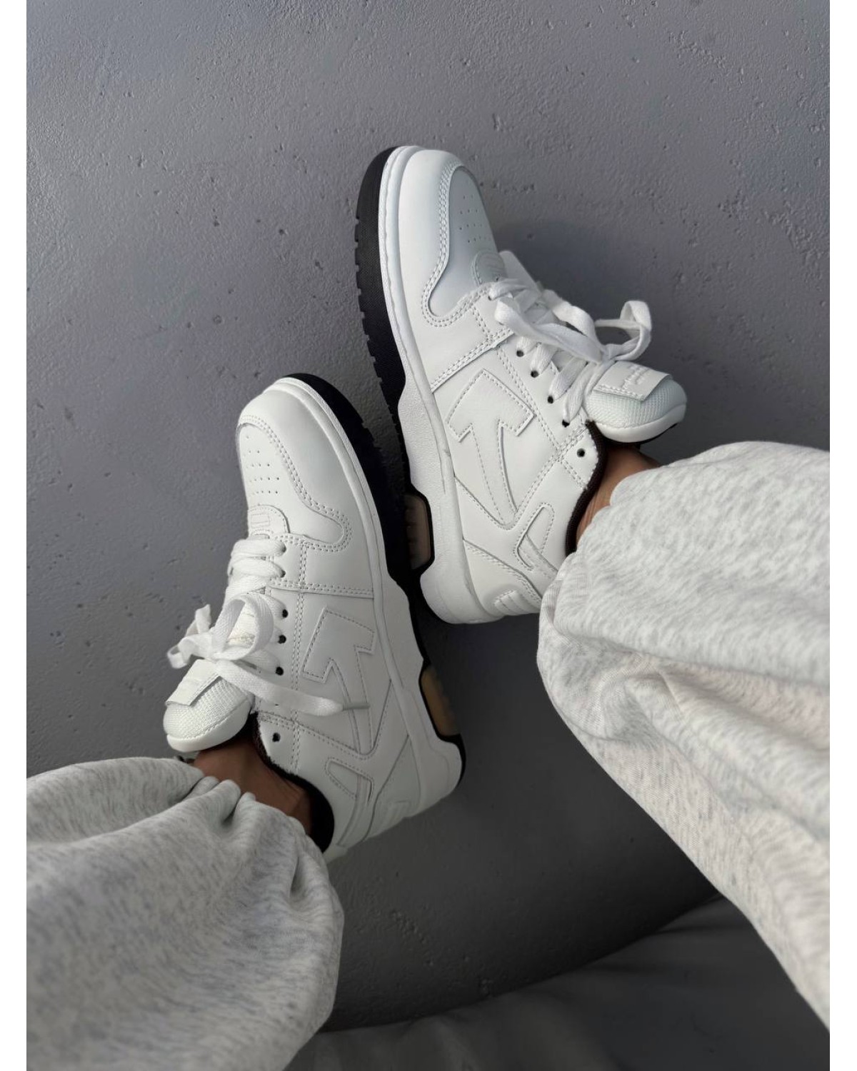 Off White Out Of Office For Walking White Logo Black