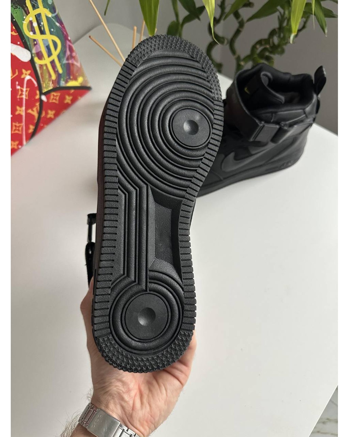 Nike Air Force 1 Mid Black Nike Air Force 1 Mid Black