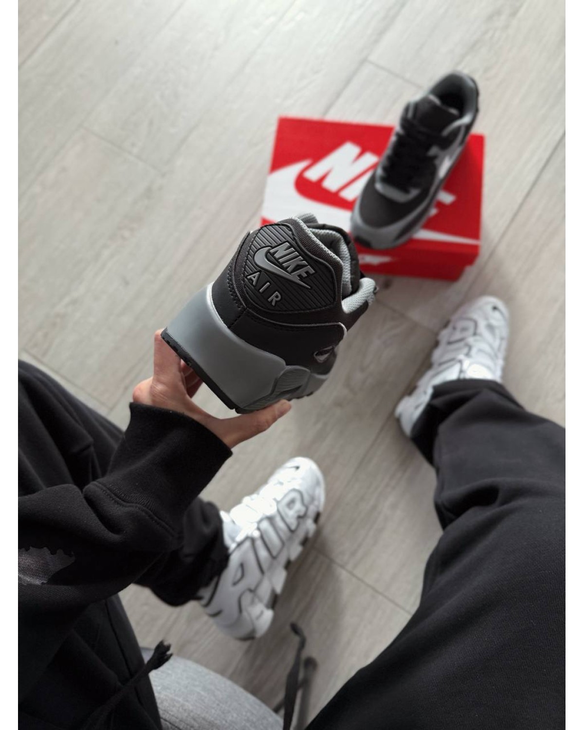 Nike Air Max 90 Gore-Tex Shoes Grey/Black Nike Air Max 90 Gore-Tex Shoes Grey/Black