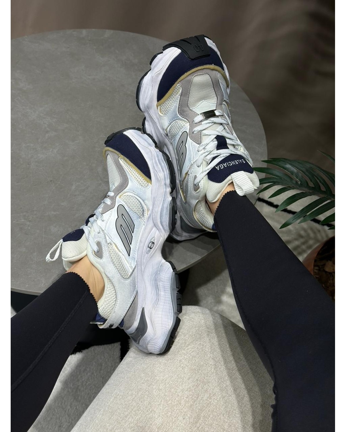 Balenciaga Cargo White/Blue