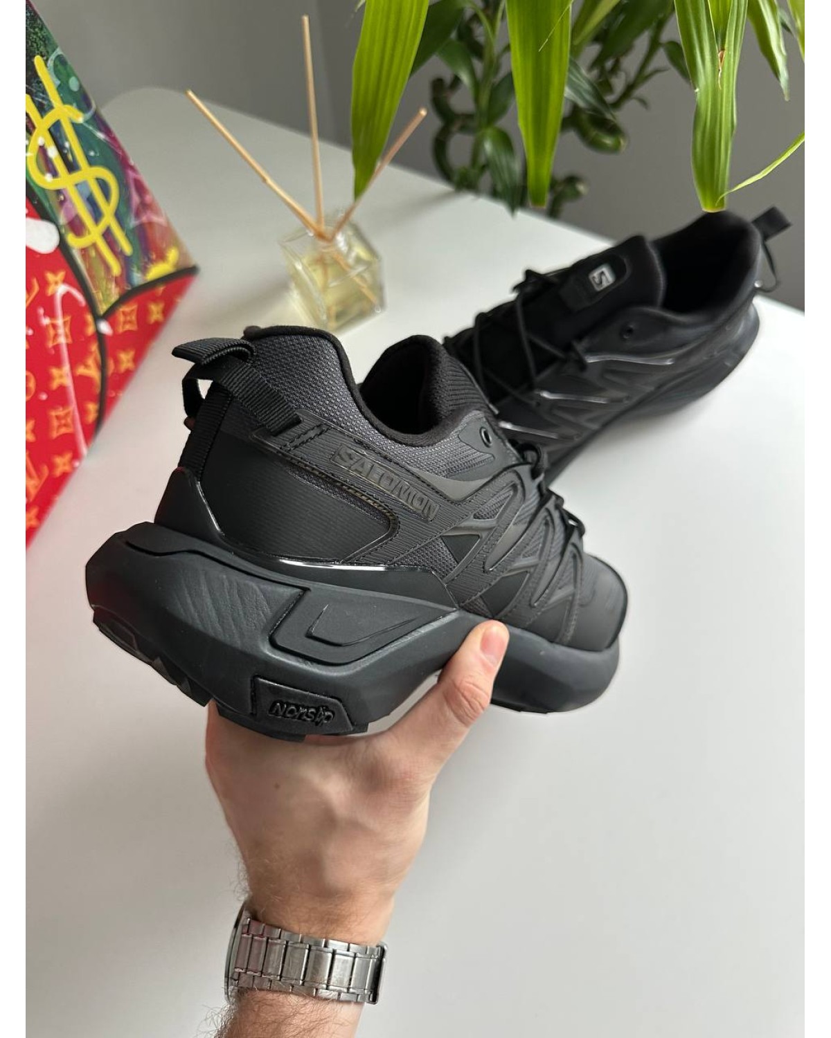 Salomon XT PU. RE Advanced Gore-Tex Grey Black Salomon XT PU. RE Advanced Gore-Tex Grey Black