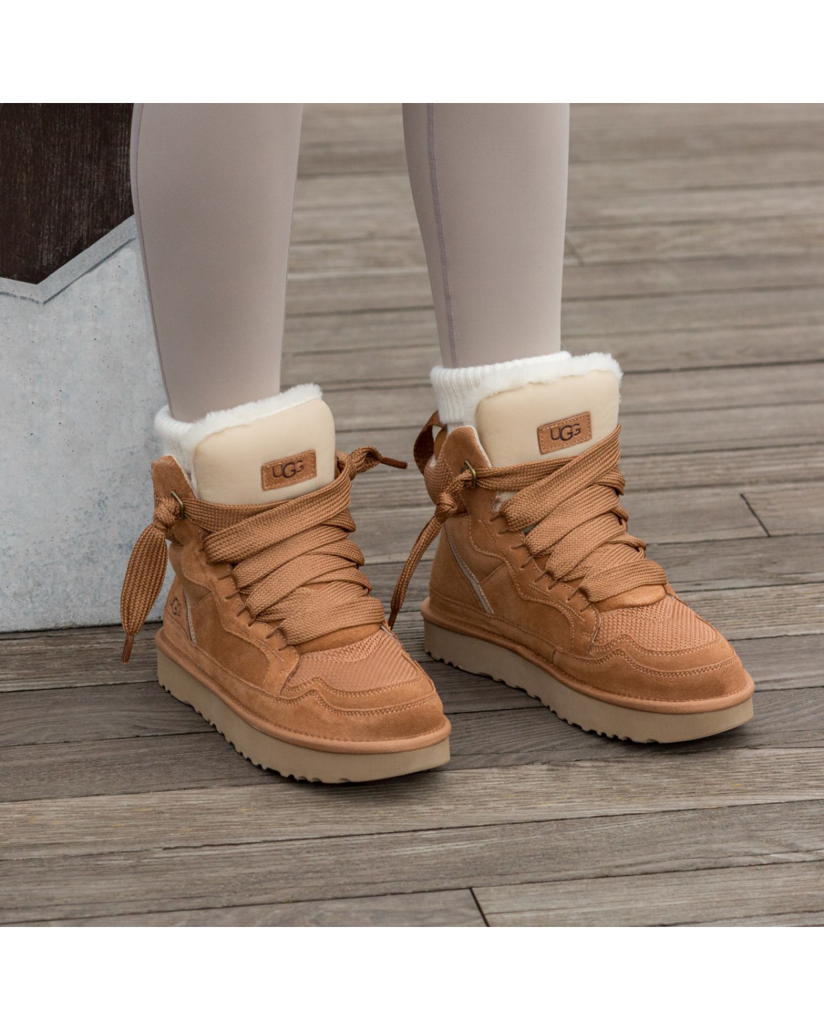 UGG Lowmel Sneaker High Chestnut