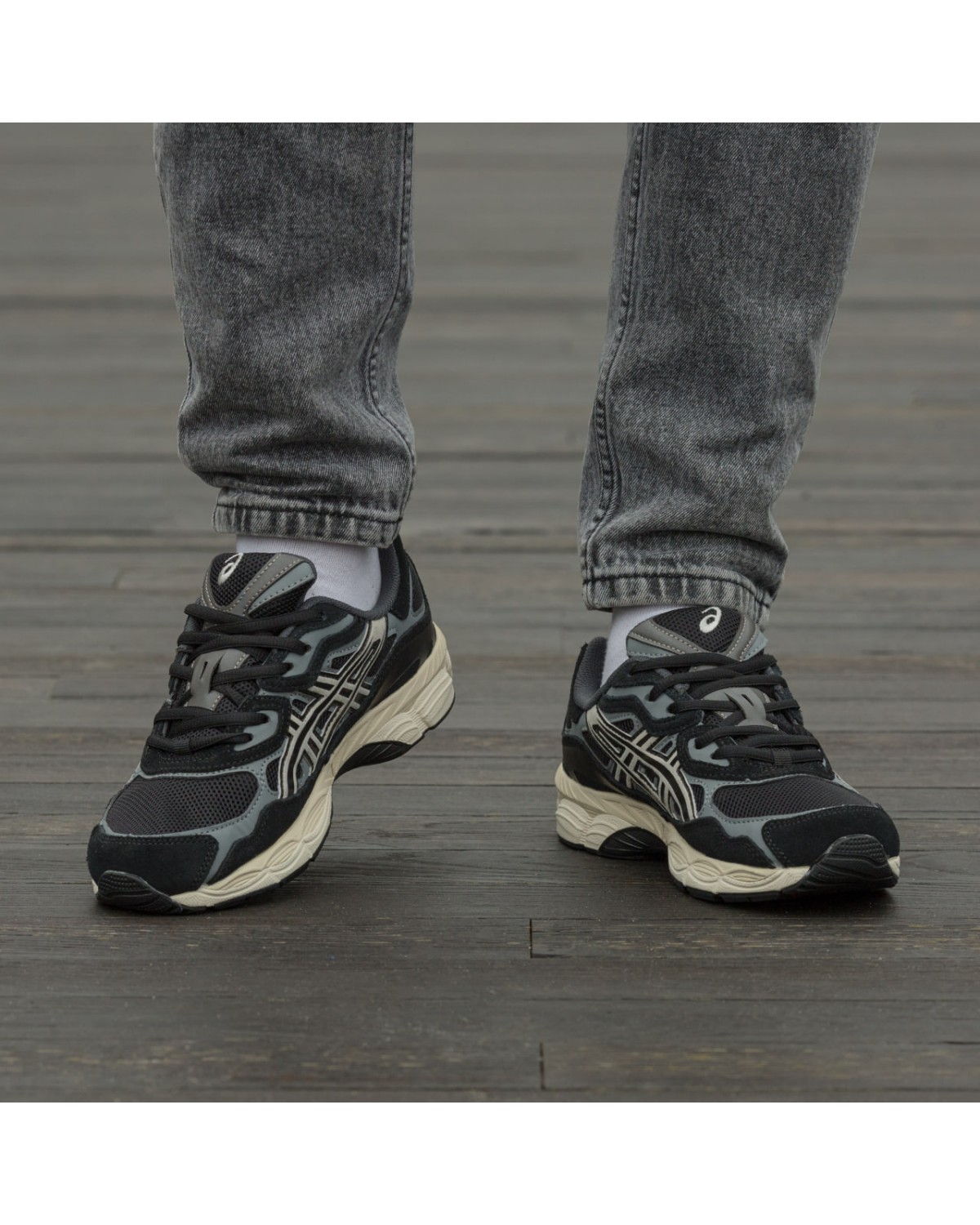 Asics Gel-NYC Black Beige Asics Gel-NYC Black Beige