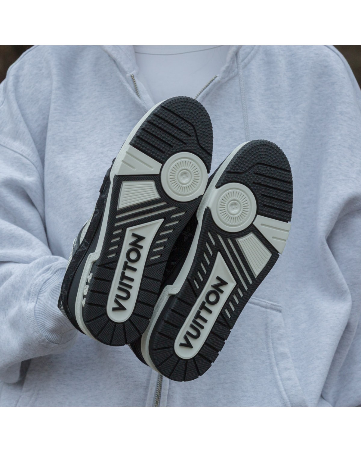 Louis Vuitton LV Trainer Sneakers White Black