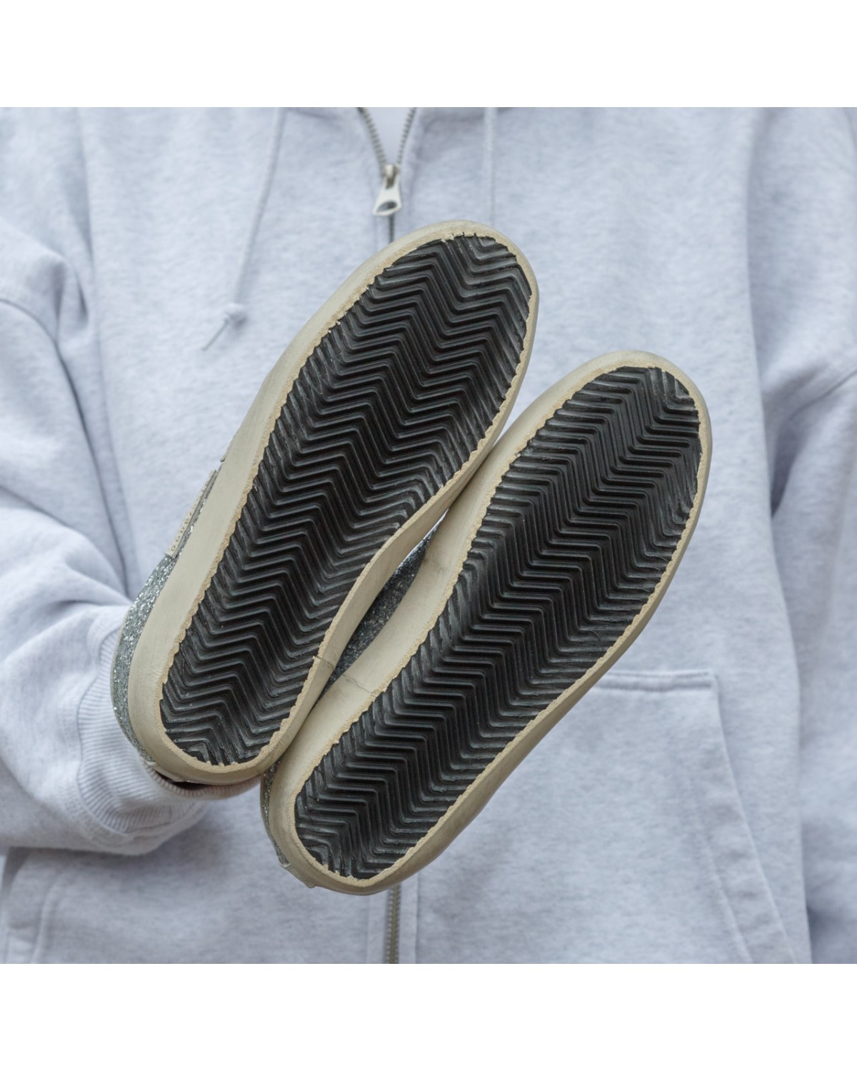 Golden Goose Silver Grey