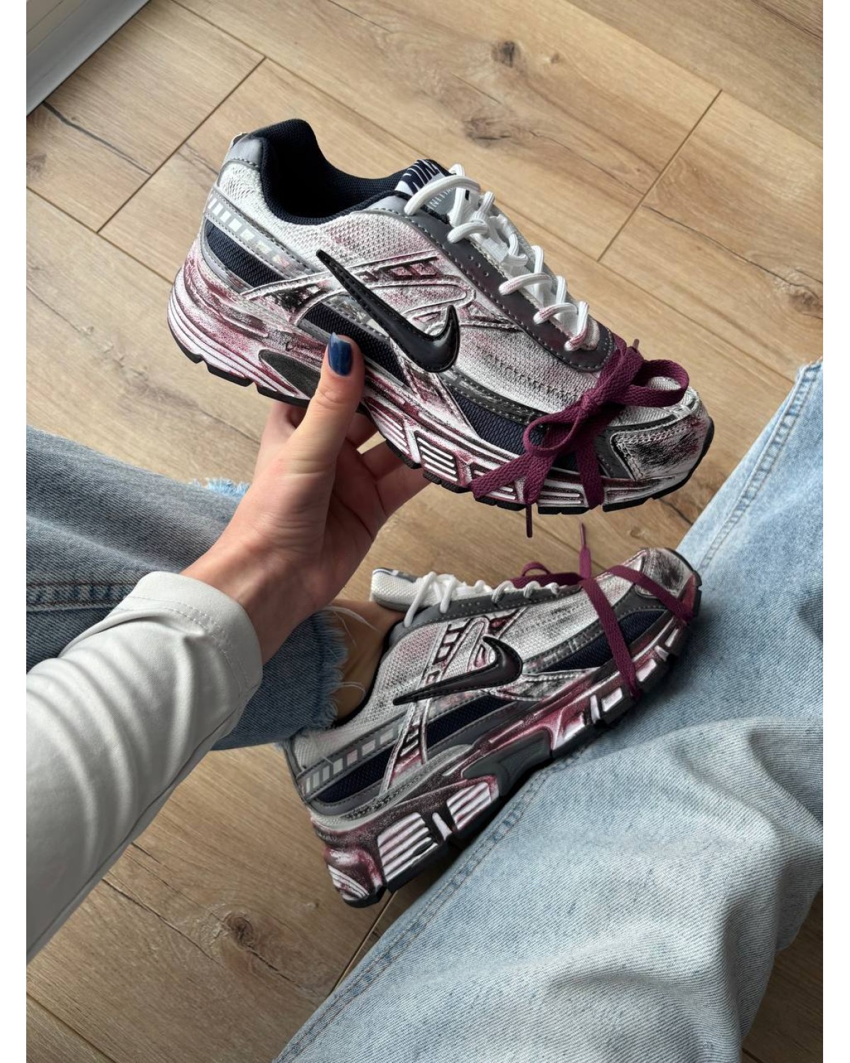 Nike Initiator Custom White Purple