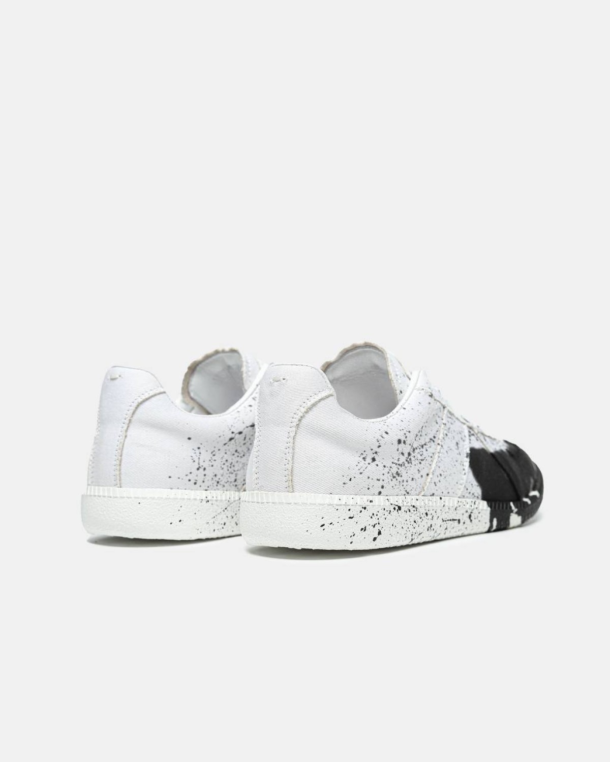 Maison Margiela White Black Paint