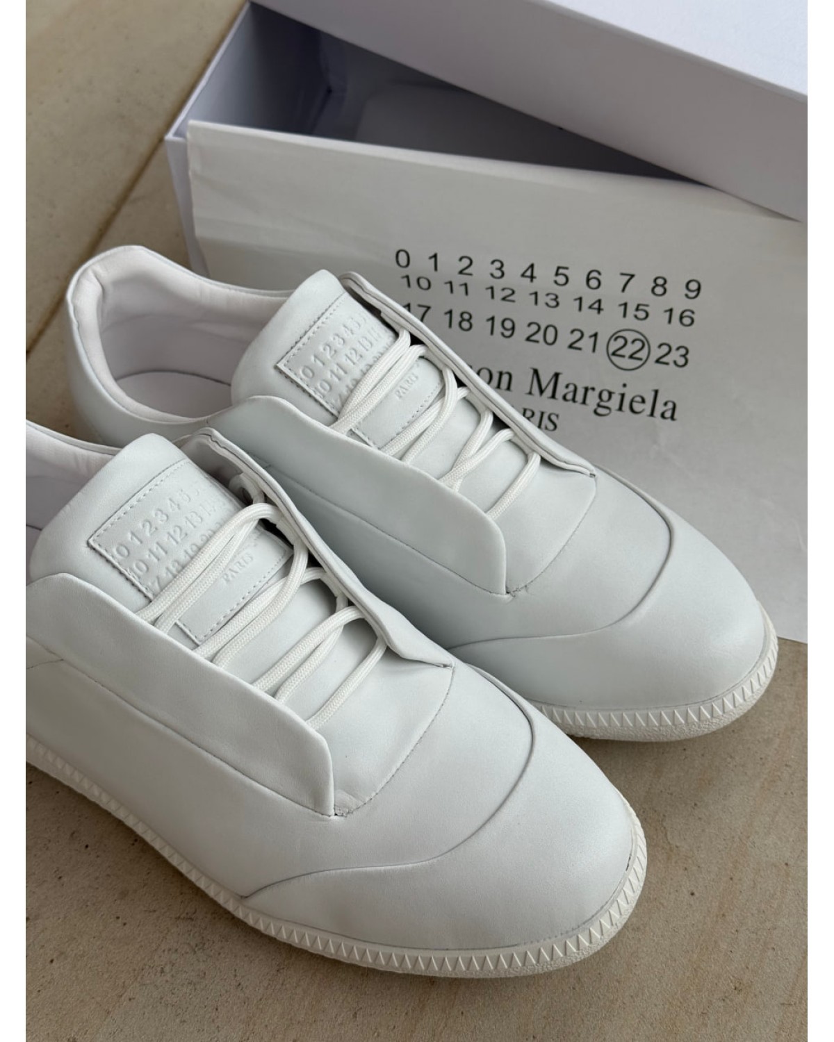 Maison Margiela White Black Paint