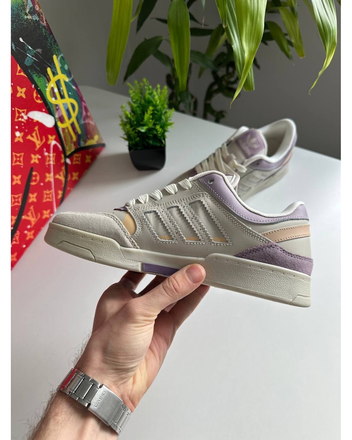 Adidas Drop Step Light Grey Violet