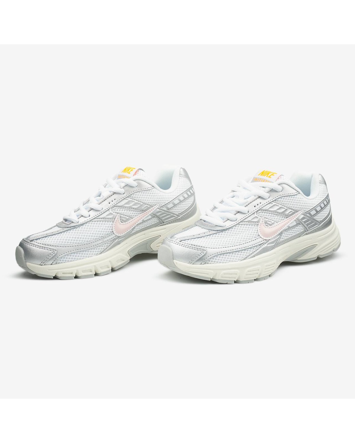 Nike Initiator Silver Beige Pink Swoosh