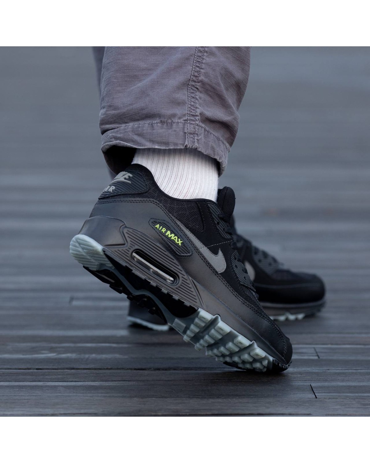 Nike Air Max 90 Black\Grey\Green Nike Air Max 90 Black\Grey\Green