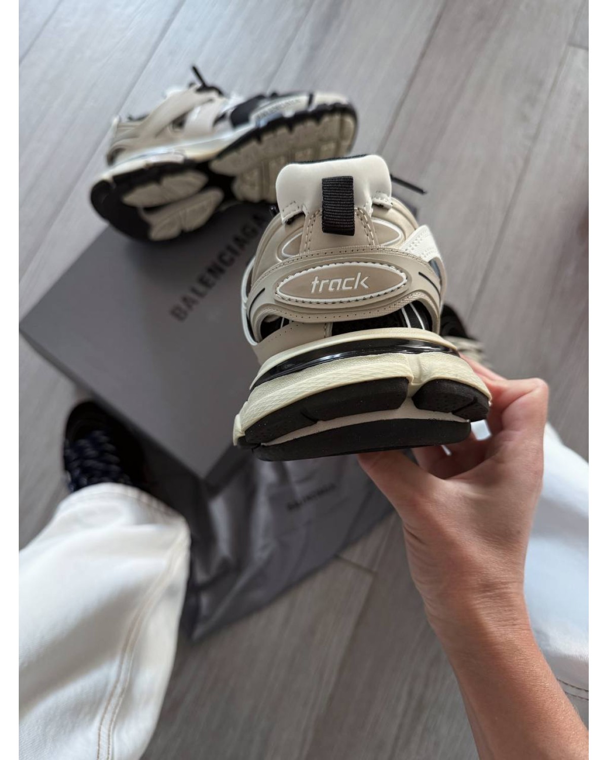 Balenciaga Track Beige Black Balenciaga Track Beige Black