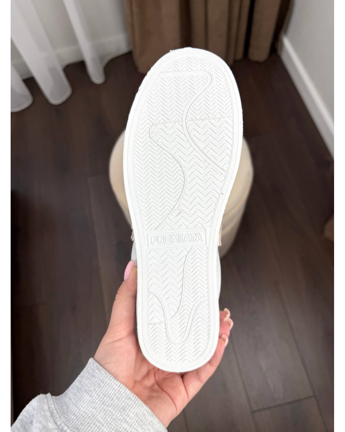Premiata Steven White Beige
