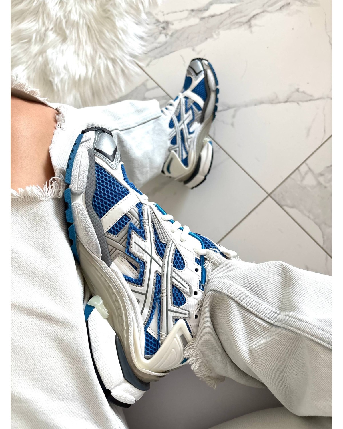 Balenciaga Runner White Blue Balenciaga Runner White Blue