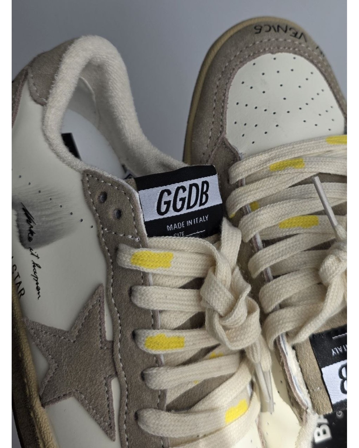 Golden Goose Ball Star Milk/Taupe