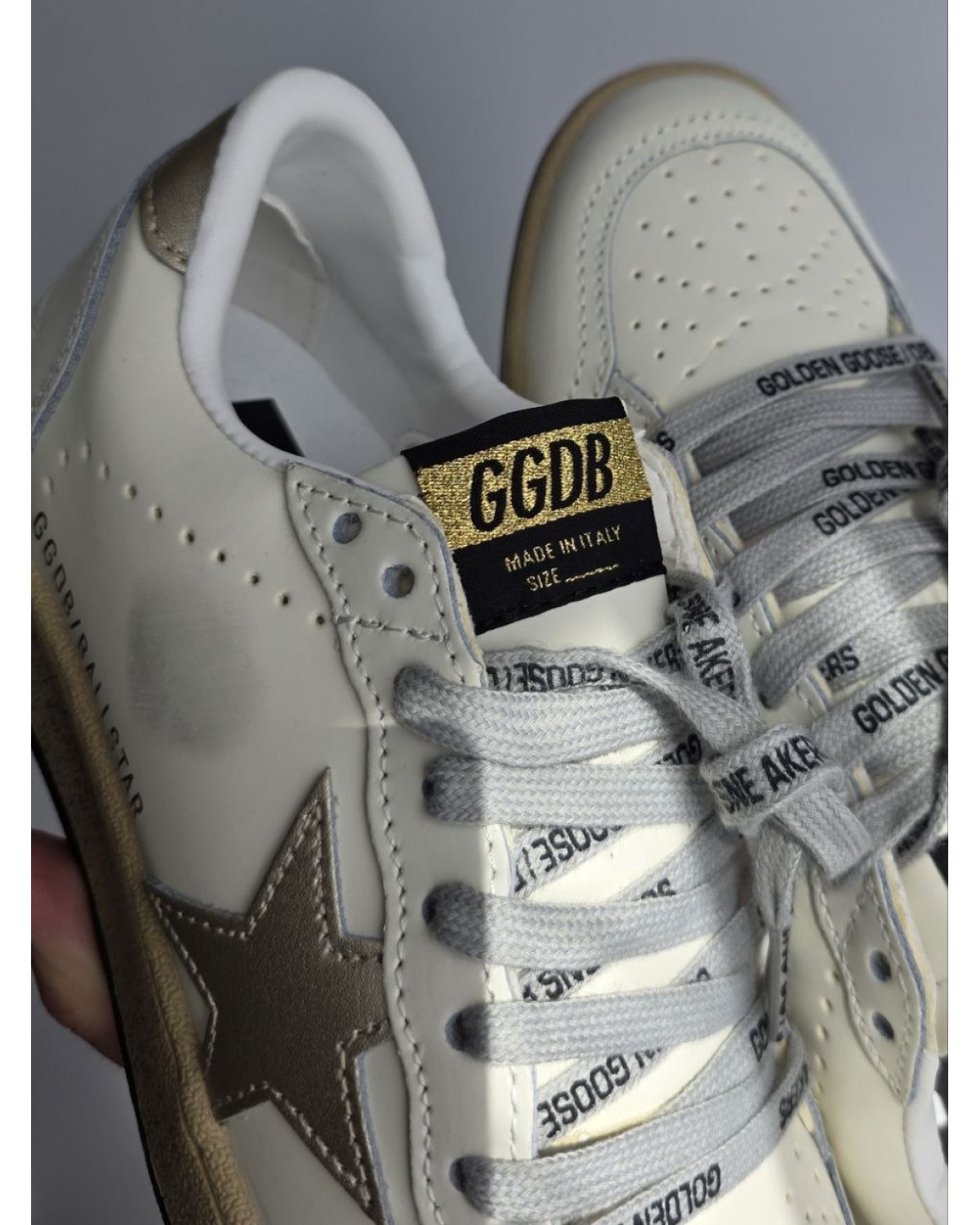Golden Goose Ball Star Ivory/Gold