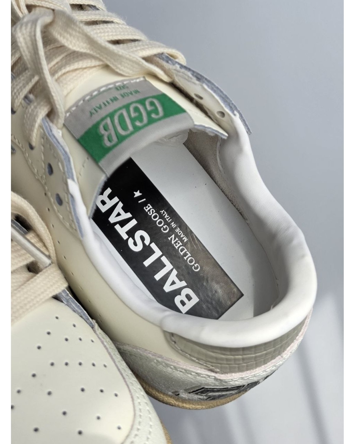 Golden Goose Ball Star Ivory/Silver