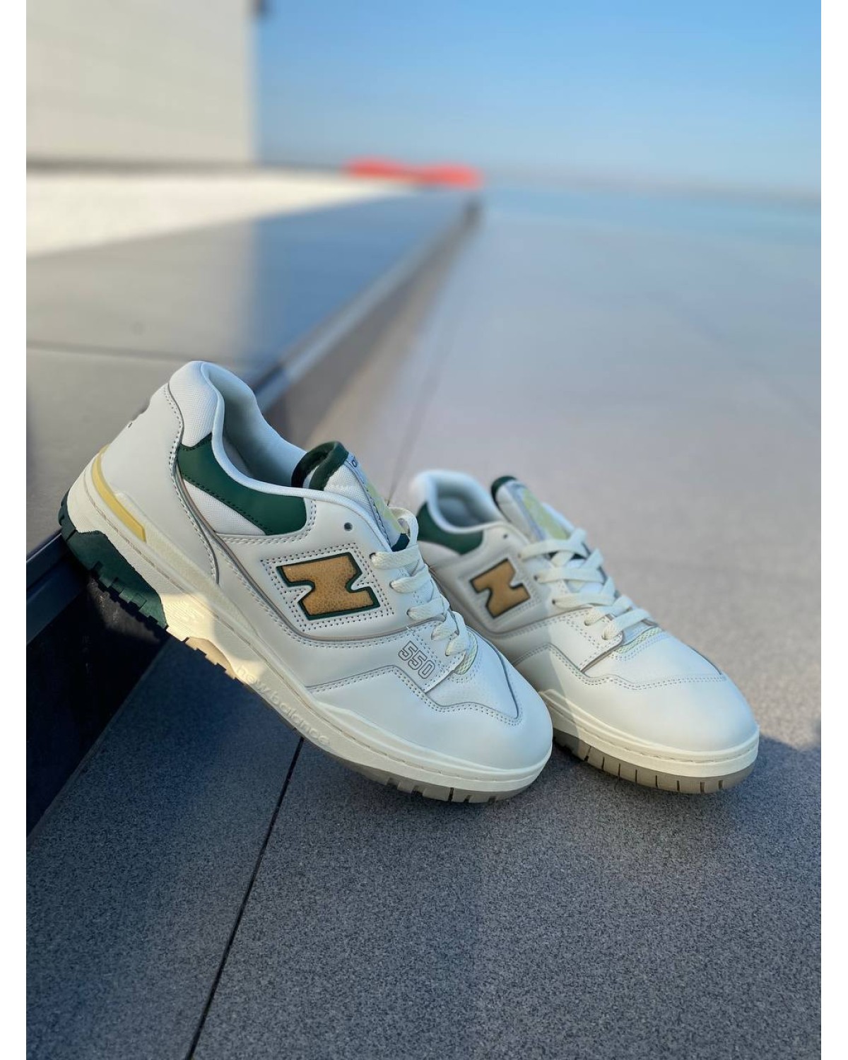 New Balance 550 Aimé Leon Dore Natural Green