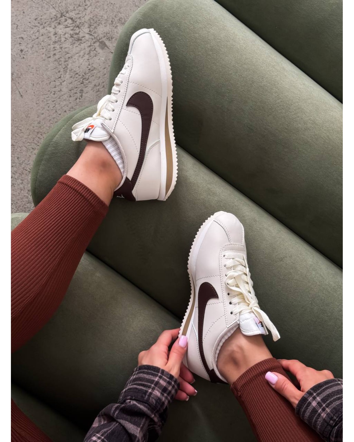 Nike Cortez White/Brown