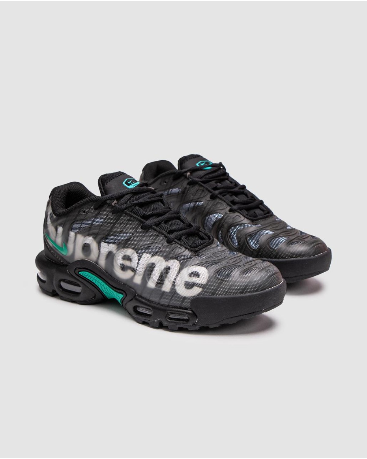 Nike Air Max TN x Supreme Black Galactic Jade