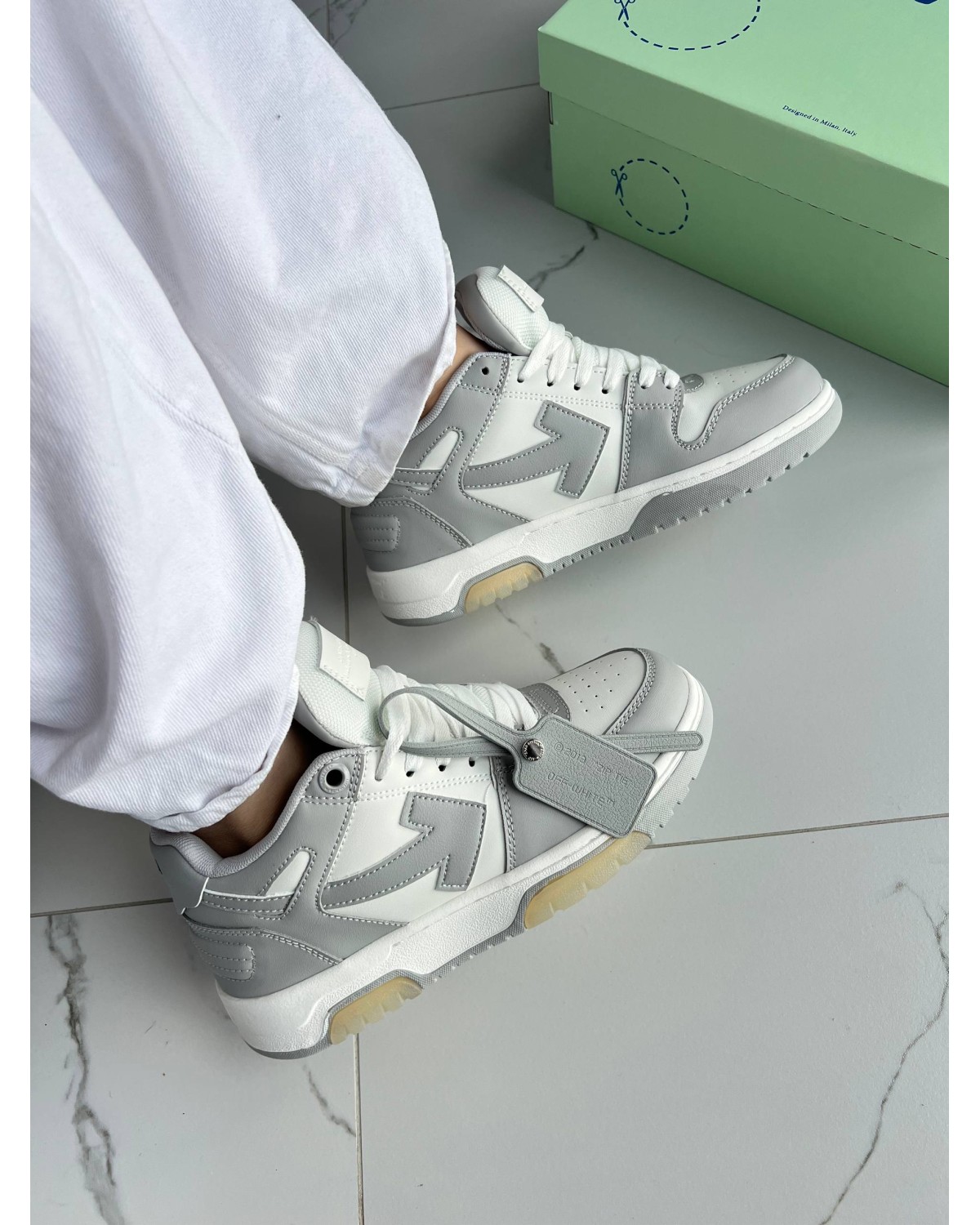 Off-White Out of Office Low Tops Grey White