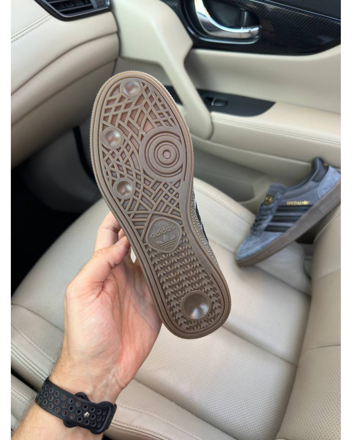 Adidas Spezial Dark Grey Black Adidas Spezial Dark Grey Black