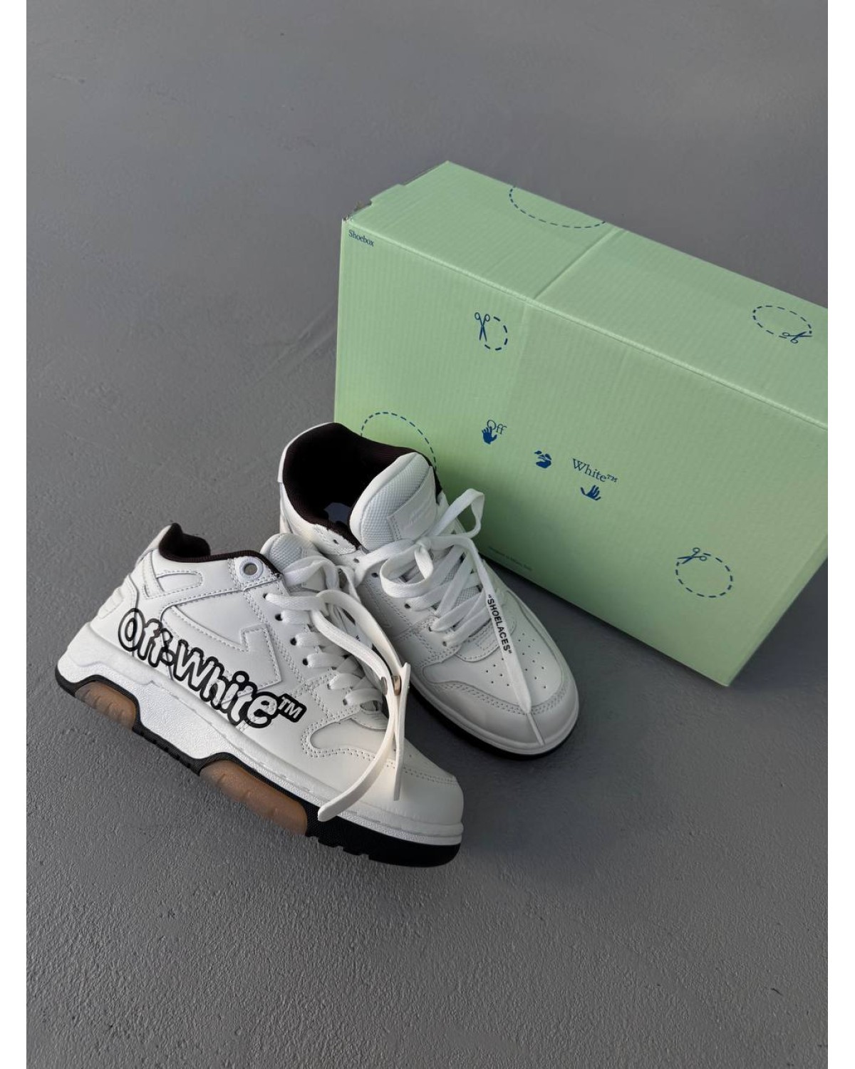 Off White Out Of Office For Walking White Logo Black