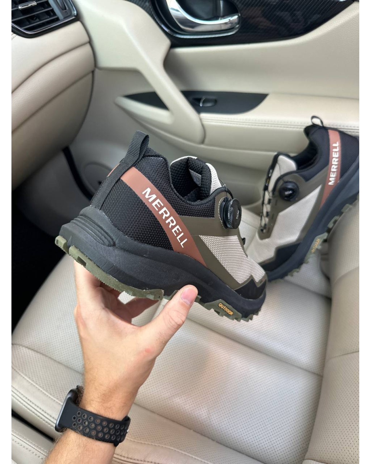 Merrell Shimano BOA Beige Black Khaki Merrell Shimano BOA Beige Black Khaki