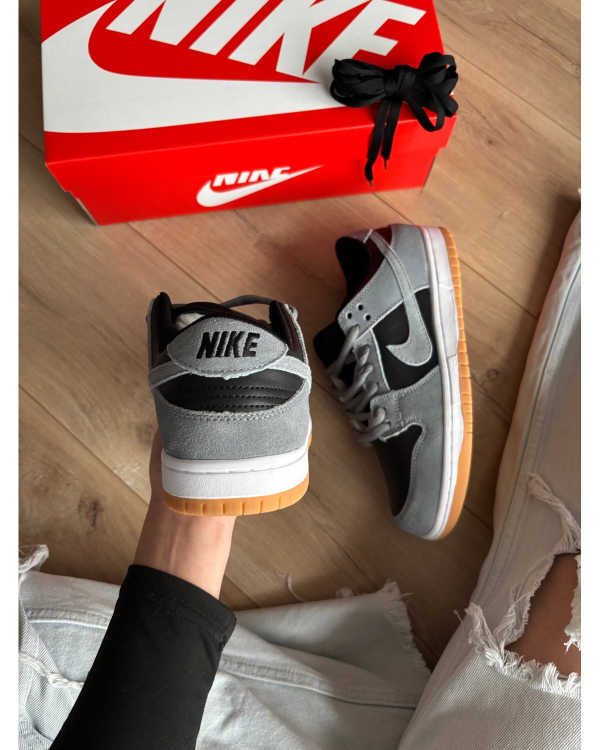 Nike Dunk Low Black Silver Nike Dunk Low Black Silver