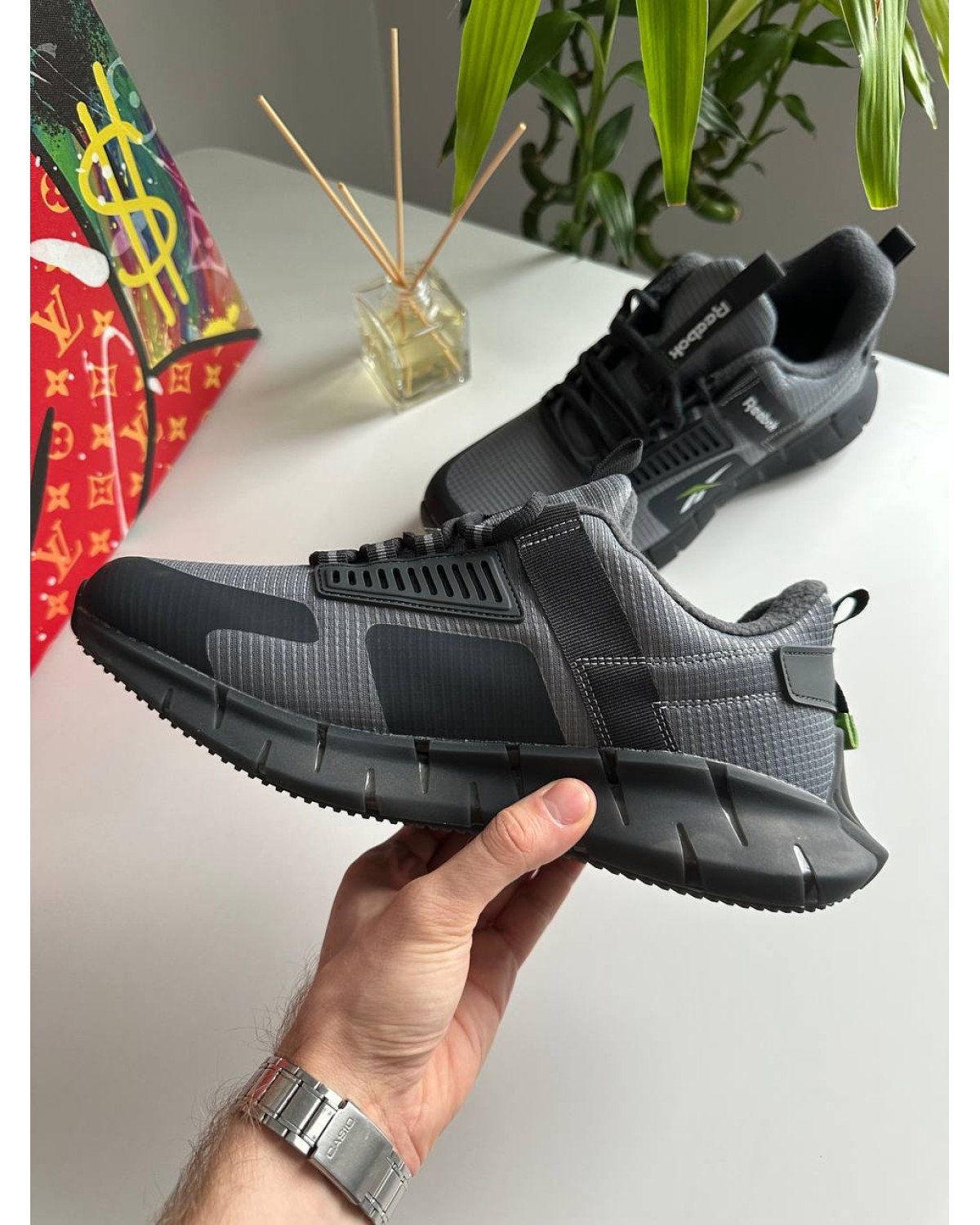 Reebok Zig Kinetica Grey Reebok Zig Kinetica Grey