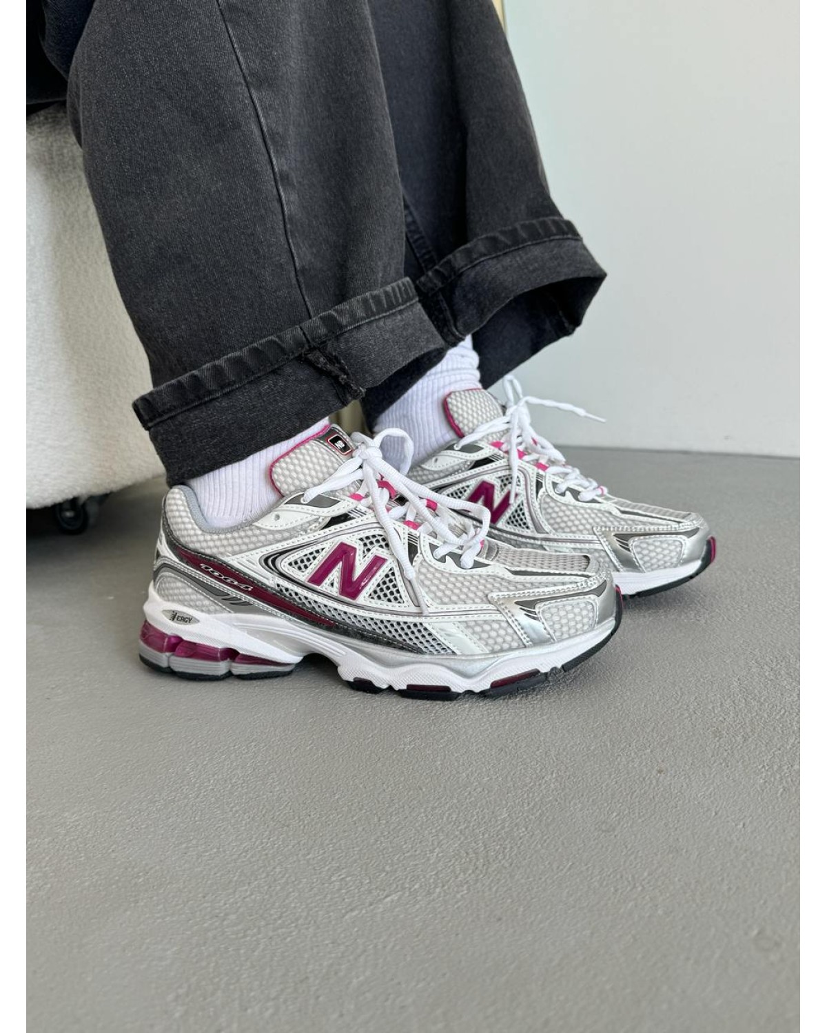 New Balance 1064 Silver/Red