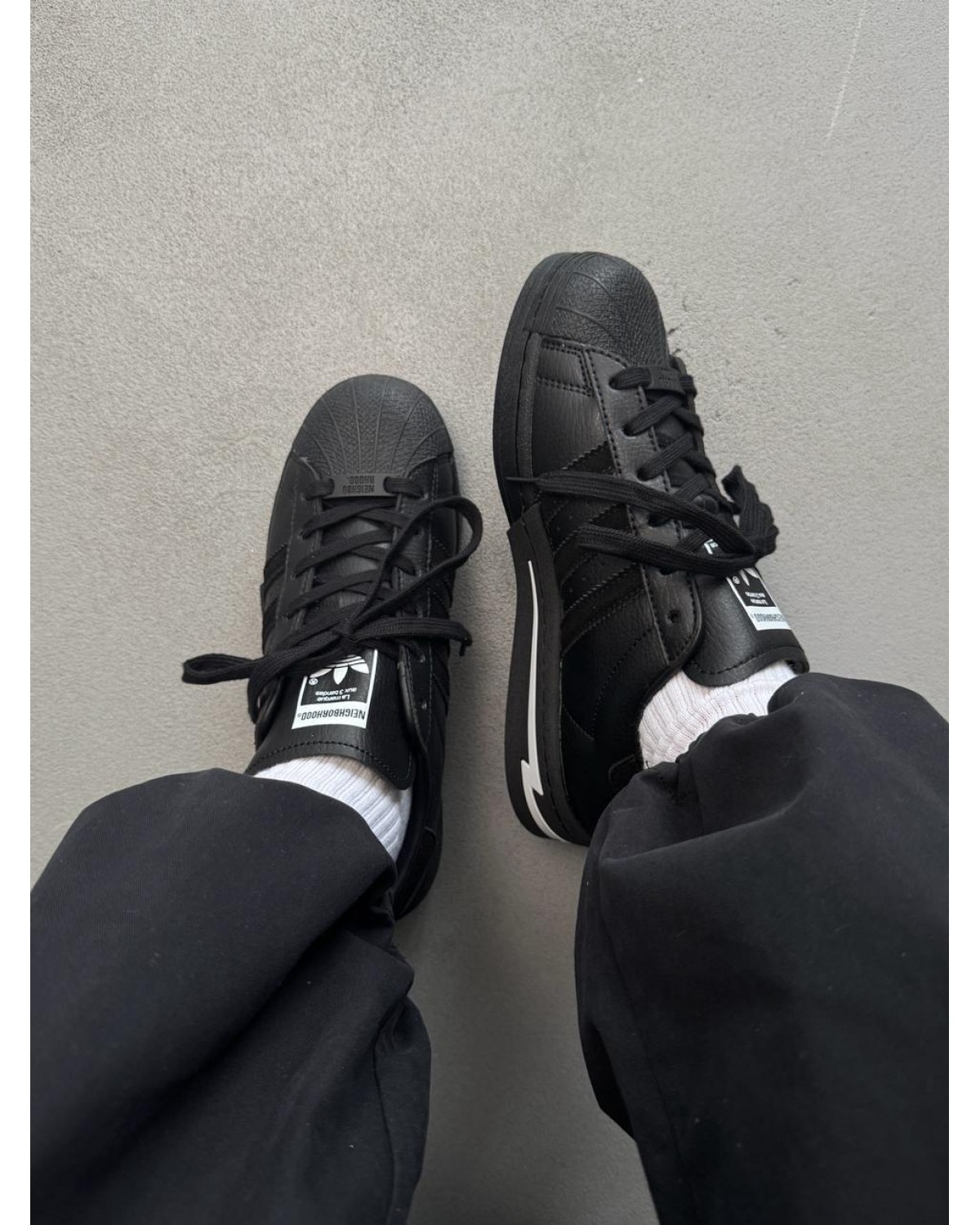 Adidas Superstar x Neighborhood Black/White Adidas Superstar x Neighborhood Black/White