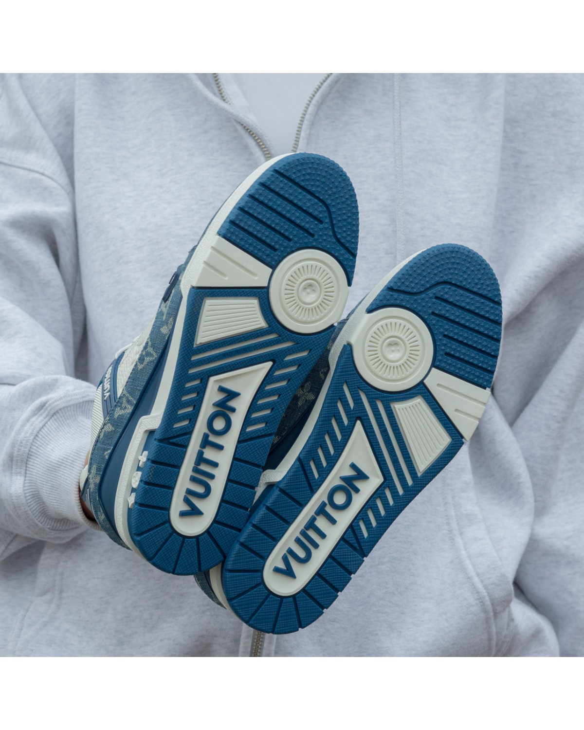 Louis Vuitton LV Trainer Sneakers Jeans