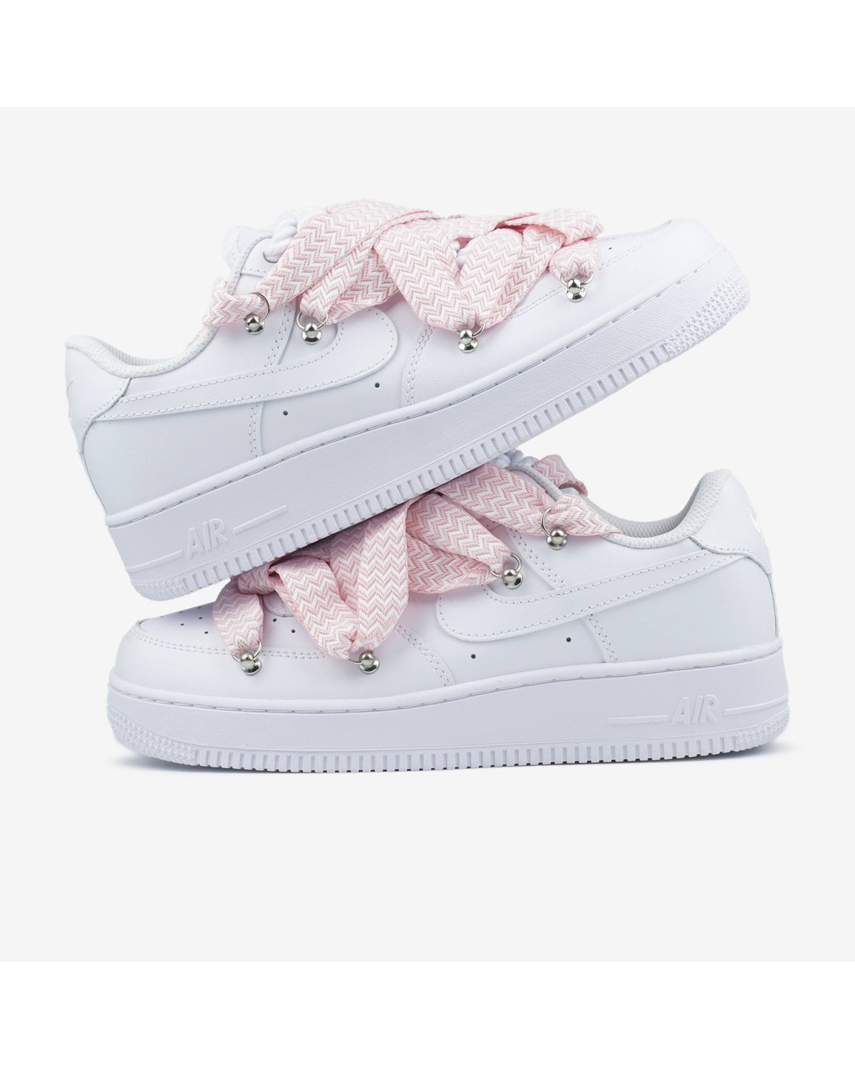 Nike Air Force 1 Low Custom Lanvin Laces Pink