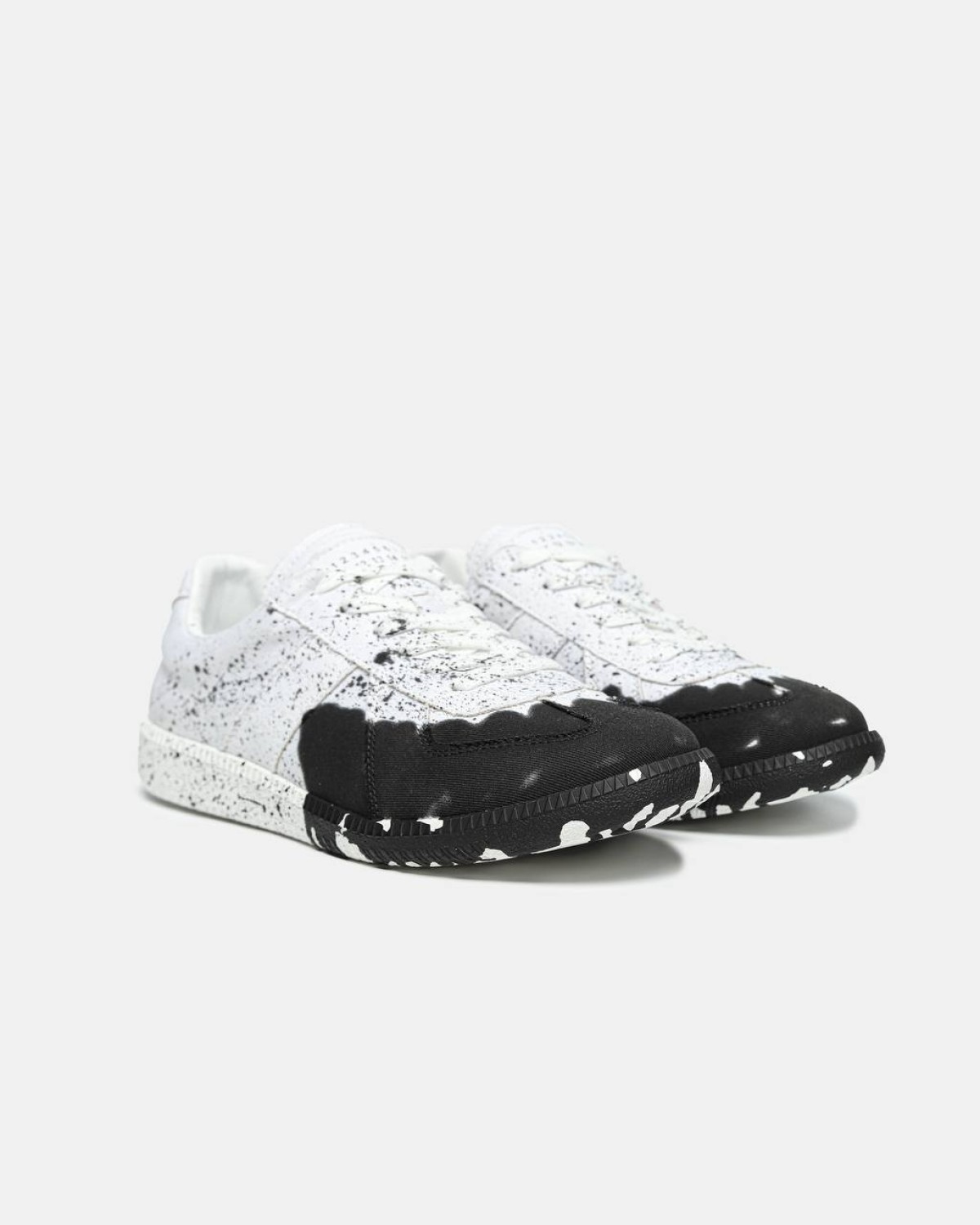 Maison Margiela White Black Paint