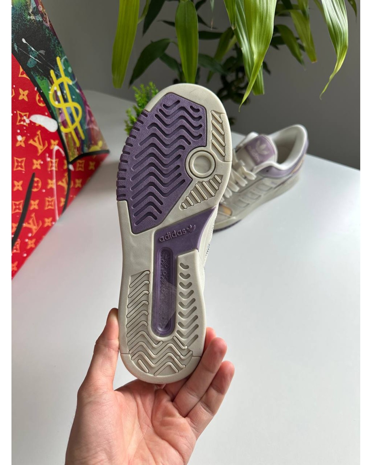 Adidas Drop Step Light Grey Violet