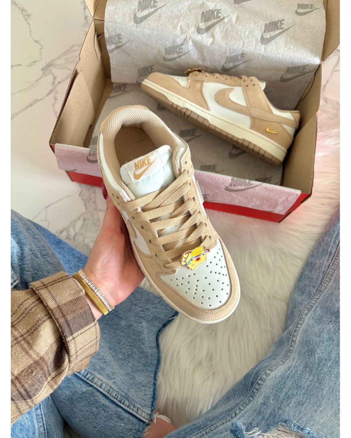Nike SB Dunk Low Sail Brown Beige White