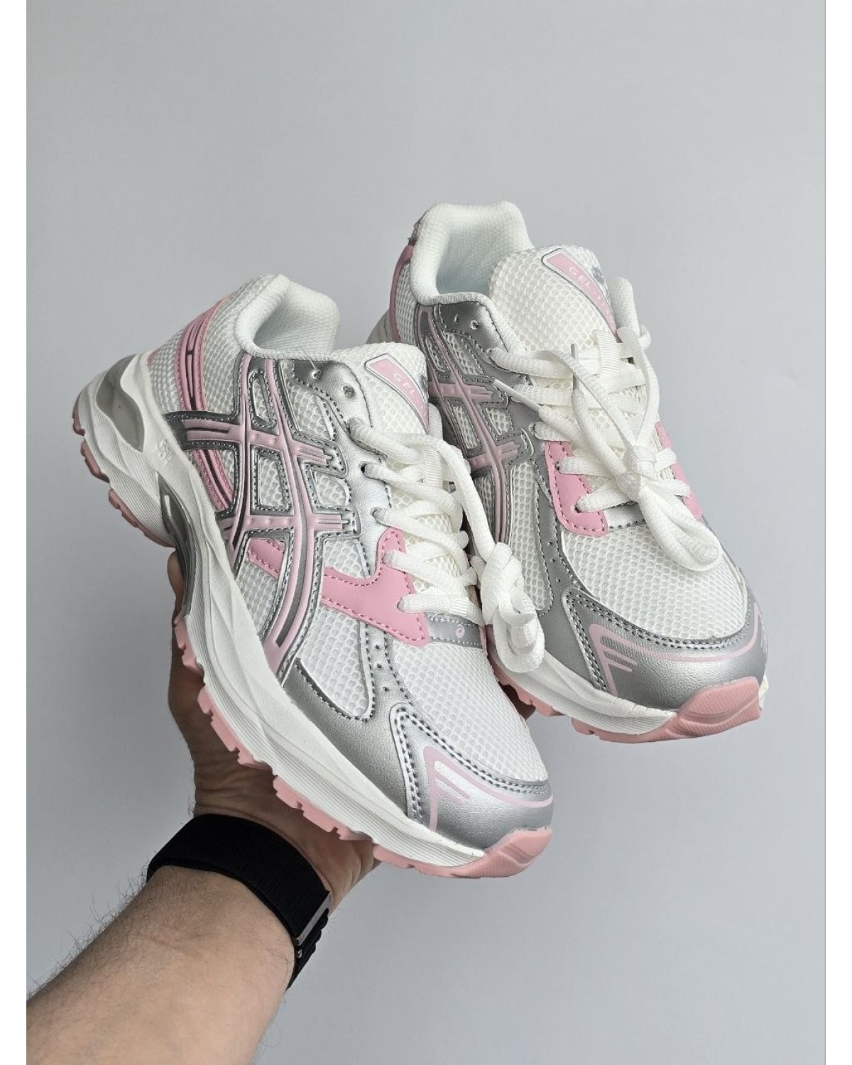 Asics Gel-1130  White/Pink/Silver