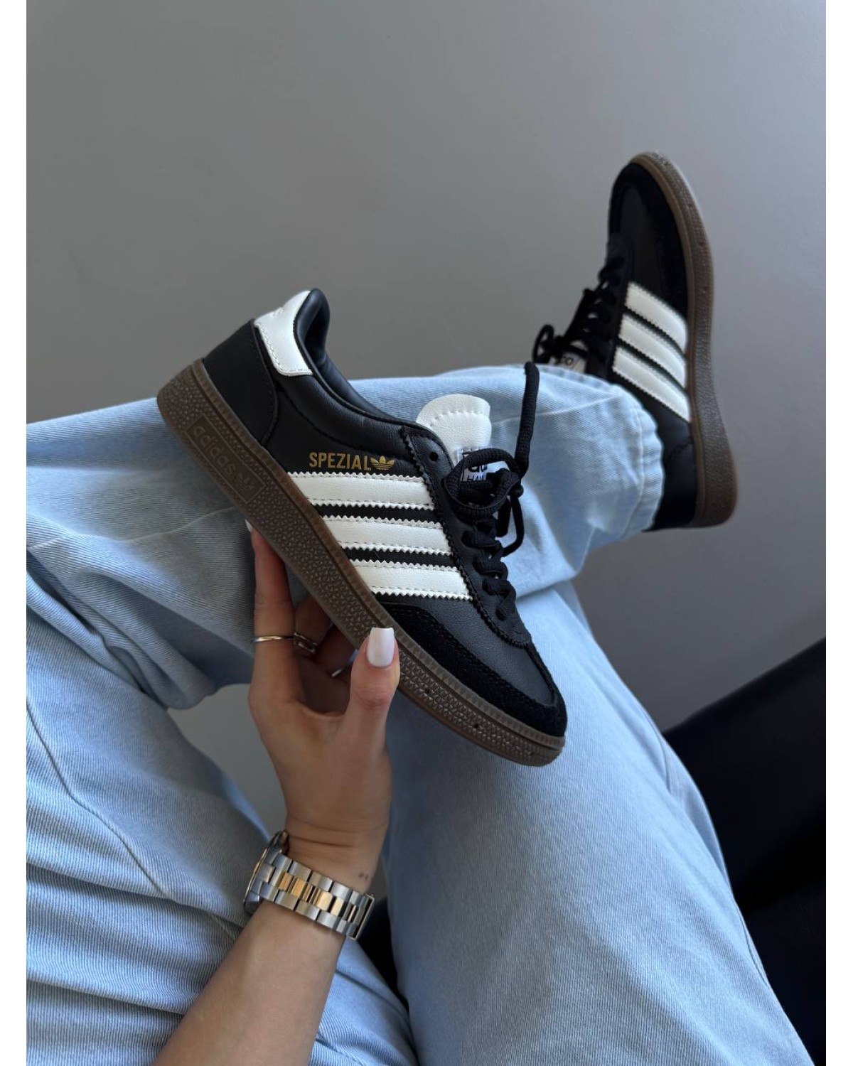 Adidas Spezial White / Black Leather