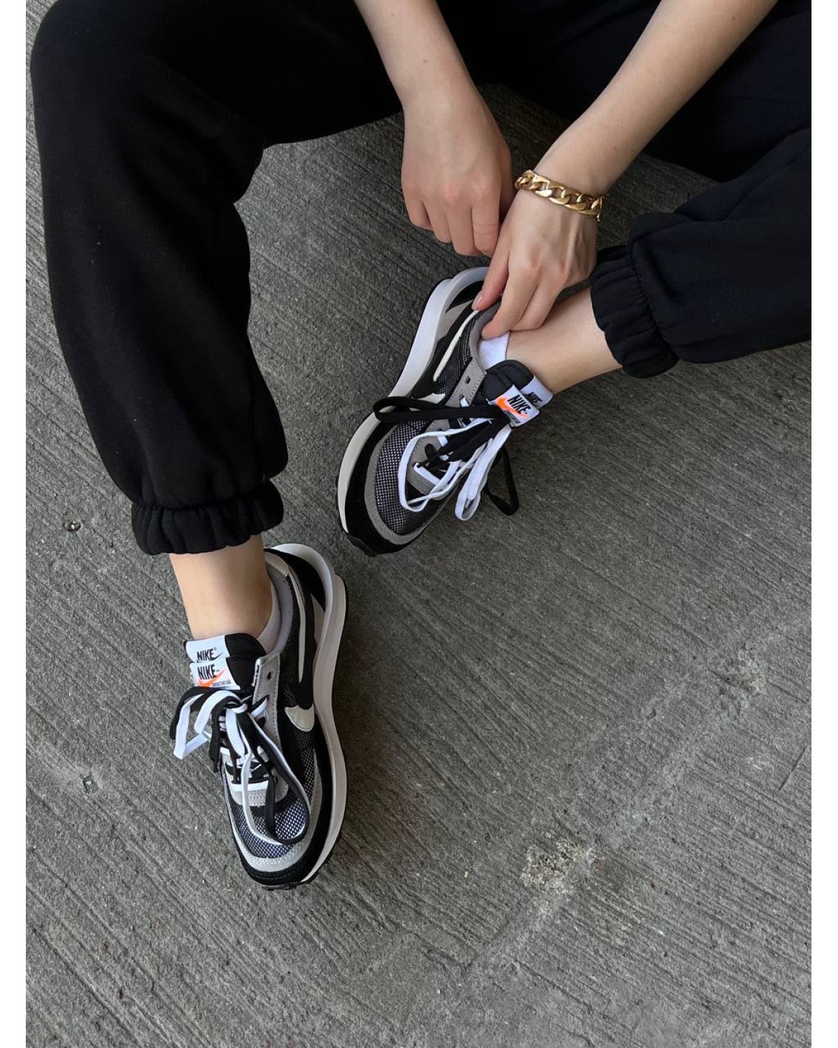 Nike LD Waffle x Sacai Black