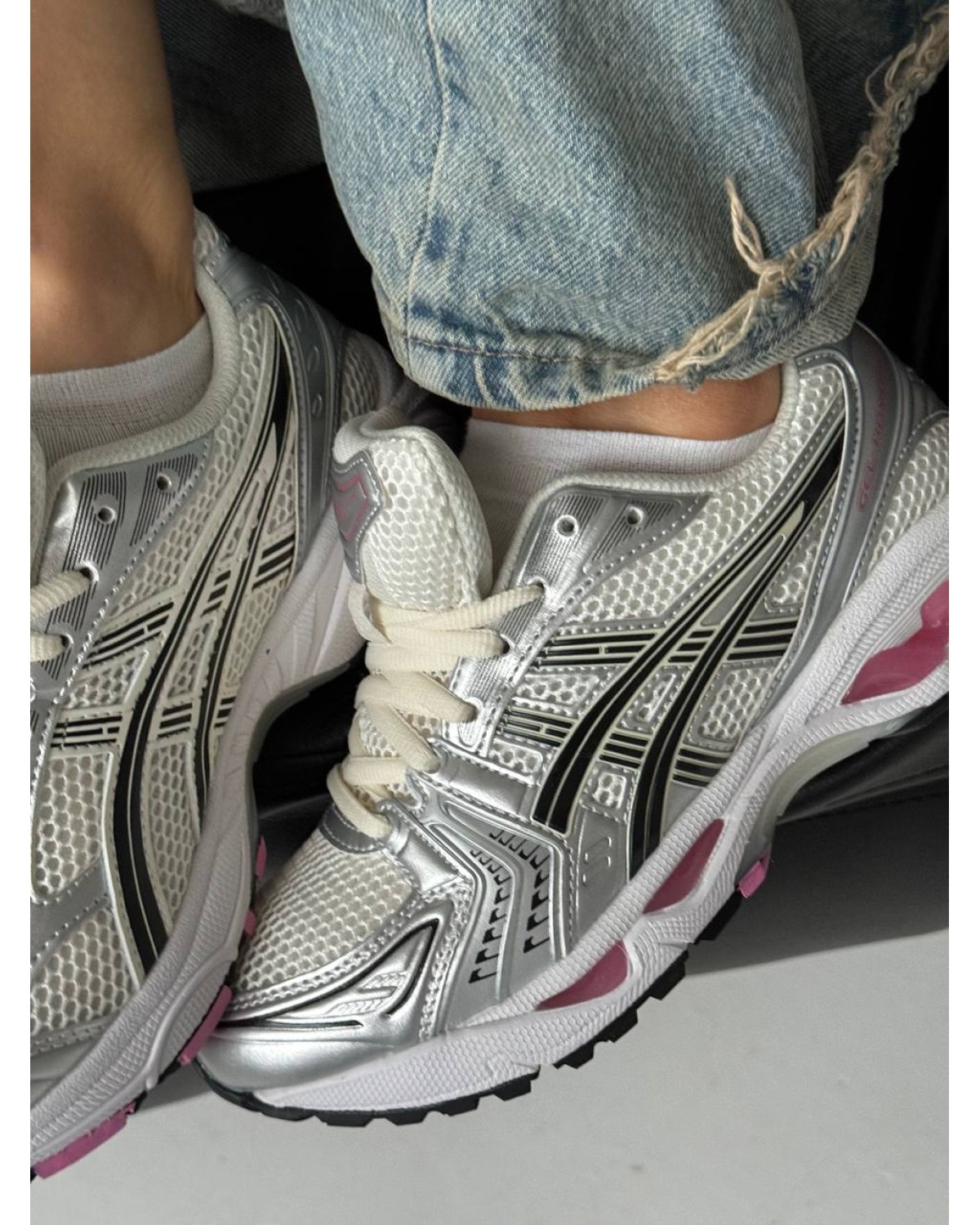 Asics Gel Kayano 14 Silver/Pink