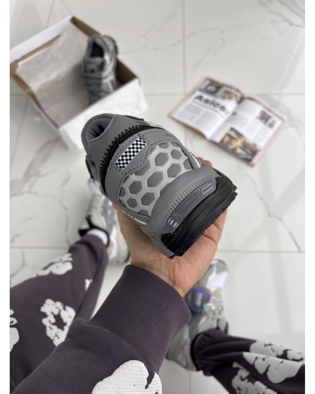 Asics Gel Kahana 8 Gray Termo Asics Gel Kahana 8 Gray Termo