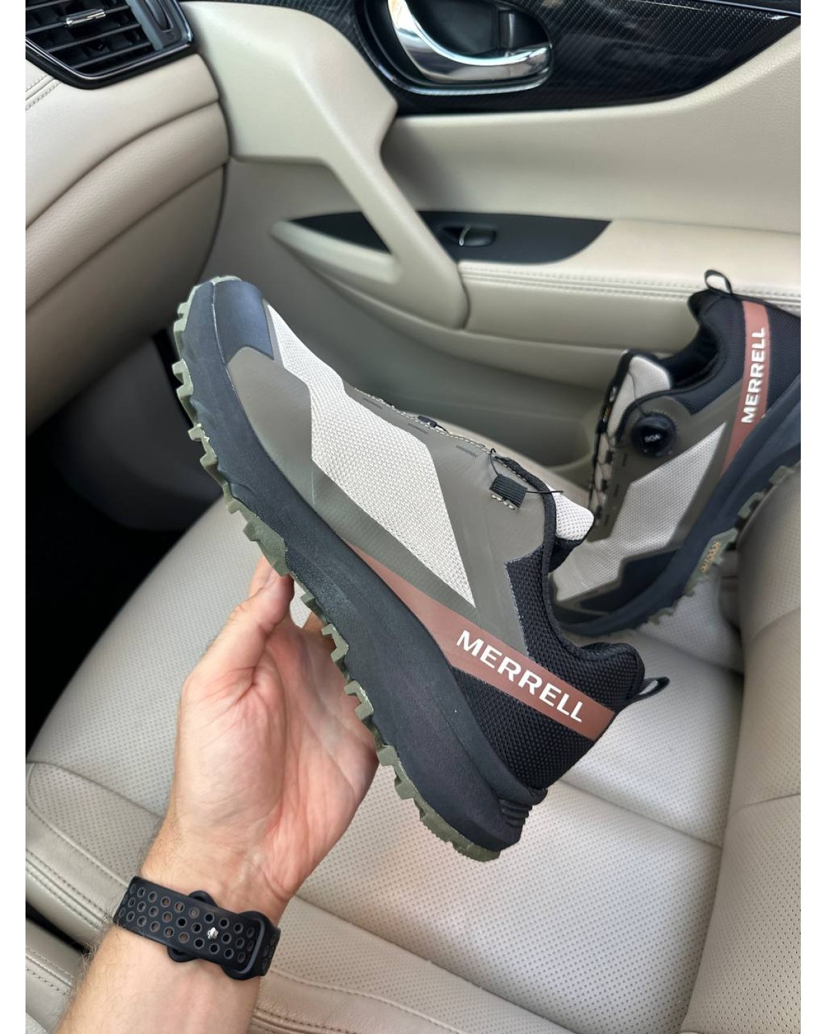 Merrell Shimano BOA Beige Black Khaki Merrell Shimano BOA Beige Black Khaki